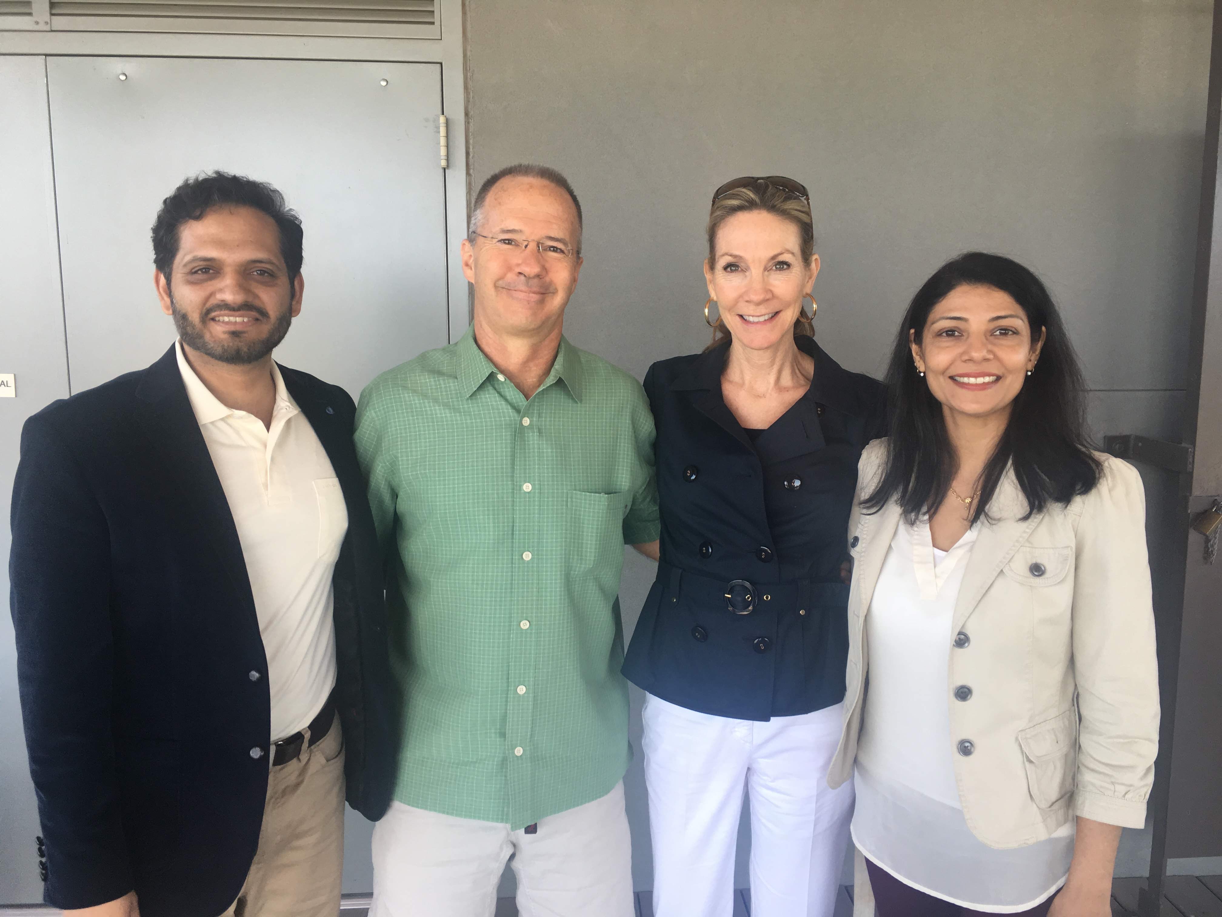 Acton Academy Lahore founders with Jeff and Laura Sandefer, Acton Academy founders